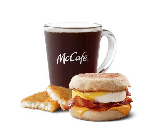 Order Bacon Egg Cheese McMuffin Meal food online from Mcdonald's® store, Wheeling on bringmethat.com