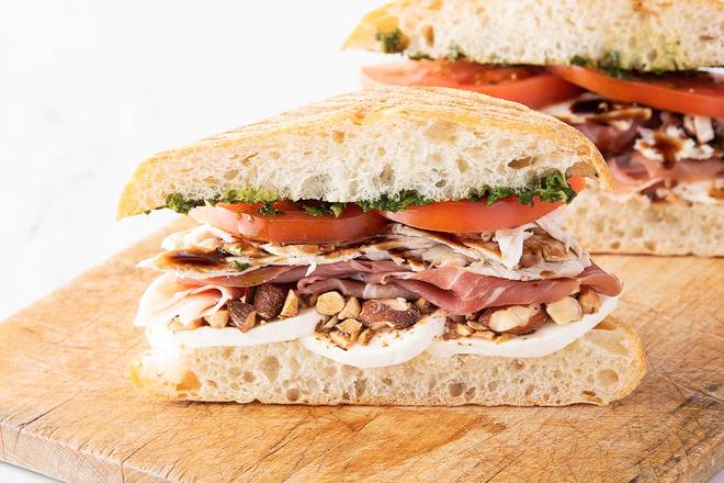 Order Prosciutto & Chicken Sandwich food online from Mendocino Farms store, Dallas on bringmethat.com