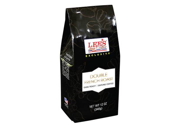 Order Double French Roast Ground Coffee 12oz food online from Lee's Sandwiches store, Alhambra on bringmethat.com