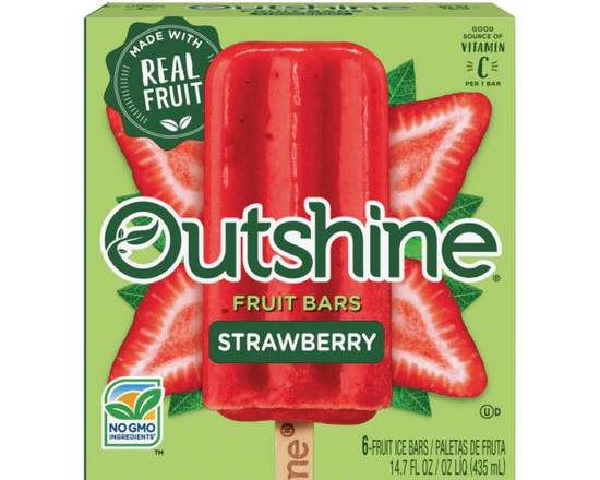 Order  OUTSHINE Strawberry Frozen Fruit Bars, 6 Ct. Box  food online from Fresko Market store, Miami on bringmethat.com