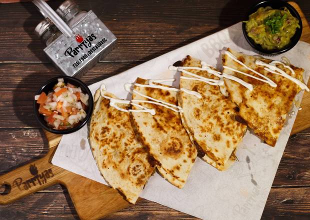 Order Quesadillas food online from Parriyas Restaurant store, West New York on bringmethat.com