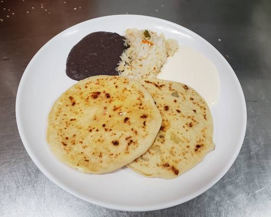 Order Pupusa Plate food online from El Metapaneco store, Los Angeles on bringmethat.com