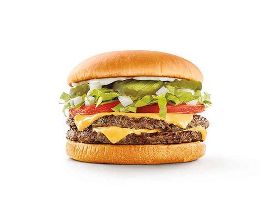 Order SuperSONIC® Double Cheeseburger food online from Sonic - Bill Foster Memorial store, Cabot on bringmethat.com