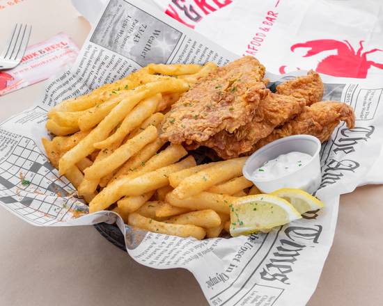 Order Catfish Basket food online from Hook & Reel Cajun Seafood store, Philadelphia on bringmethat.com
