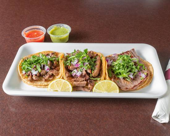 Order Lengua (Beef Tongue) Taco food online from Los Burritos Tapatios store, Naperville on bringmethat.com