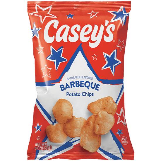 Order Casey's BBQ Chips 6oz food online from Casey store, Omaha on bringmethat.com