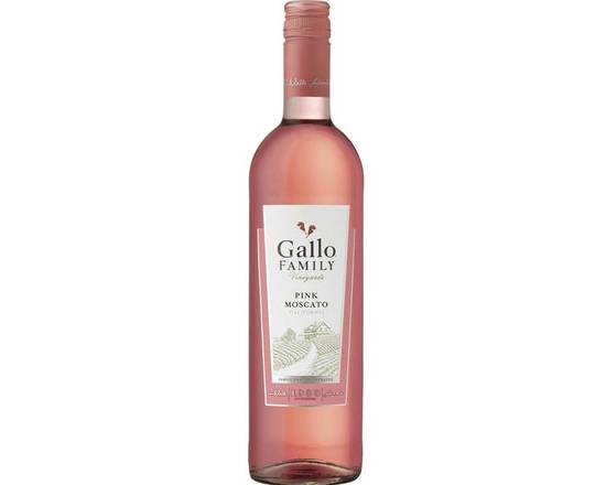 Order Gallo Family Pink Moscato 750ml (9% ABV) food online from Richmond Food Center store, Richmond on bringmethat.com