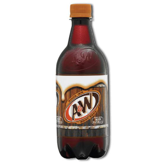 Order A&W Root Beer 20 fl oz food online from Casey store, Omaha on bringmethat.com