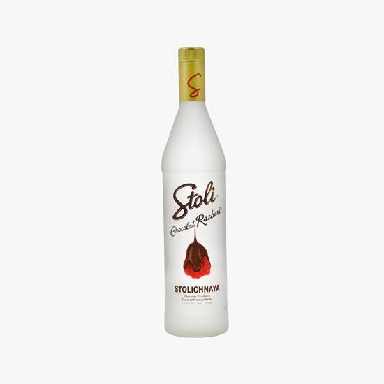 Order Stoli Chocolat Razberi Vodka food online from Santa Monica Liquor store, Santa Monica on bringmethat.com