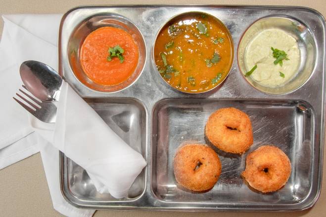 Order Vada Sambhar food online from Curry In Hurry store, Austin on bringmethat.com