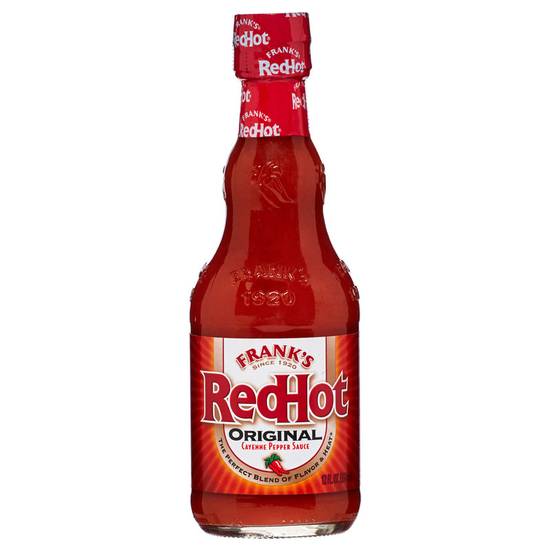 Order Frank's RedHot Original Cayenne Pepper Sauce 12oz food online from Everyday Needs by Gopuff store, Tampa on bringmethat.com