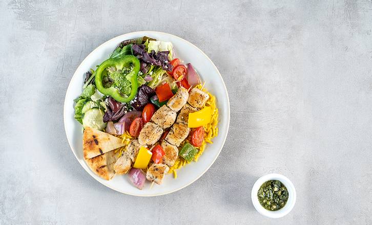 Order Chicken Kabobs food online from Zoe's Kitchen store, Dallas on bringmethat.com
