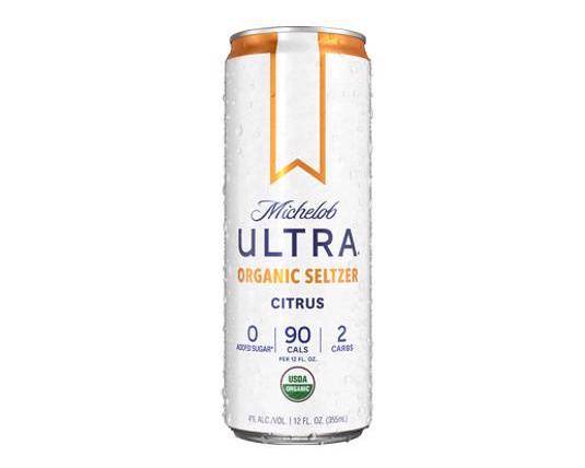 Order Citrus Organic Seltzer, 12 fl. oz. Can food online from Fabrica Pizza- St.Pete store, St. Petersburg on bringmethat.com