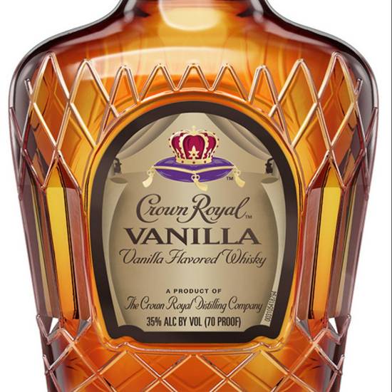 Order CROWN VANILLA 1.75LITER  35%ABV food online from Princess Liquors store, Port Saint Lucie on bringmethat.com