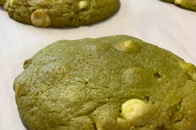Order Matcha White Chocolate Cookie food online from Spro Mission Bay store, San Francisco on bringmethat.com