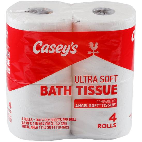 Order Casey's Premium Ultra Soft Bath Tissue 4ct food online from Casey store, Rogers on bringmethat.com