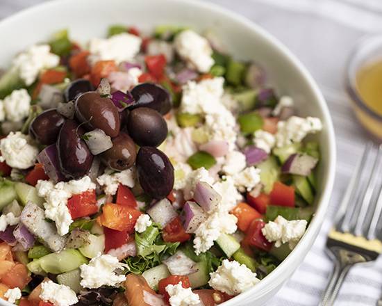 Order Greek Salad food online from Daily Bread Marketplace store, Miami on bringmethat.com