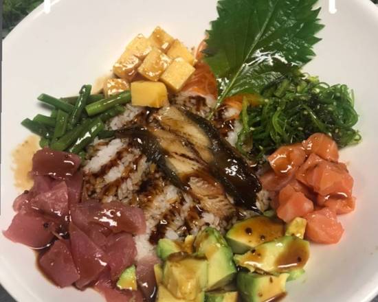 Order Poke Bowl food online from Poseidon Oyster Sushi Bar store, New Orleans on bringmethat.com
