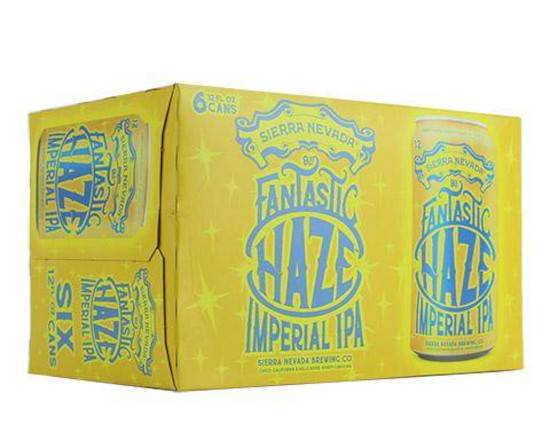 Order Sierra Nevada Fantastic Haze Imperial IPA 6pk cans food online from Silver Liquor Market store, Los Angeles on bringmethat.com