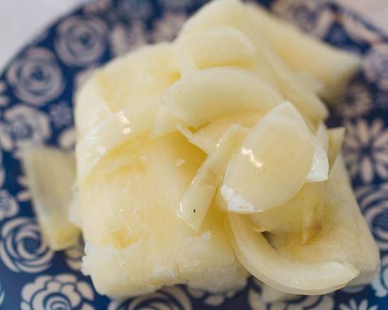 Order Yuca with Mojo - 3 pcs food online from Maikel Kitchen store, Fort Myers on bringmethat.com