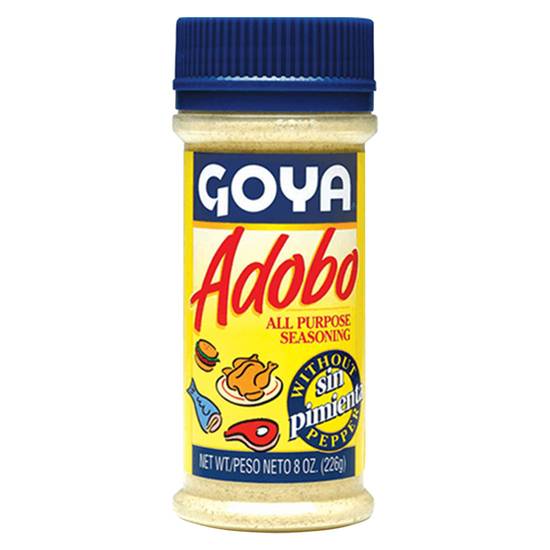 Order Goya Adobo All Purpose Seasoning without Pepper 8oz food online from Everyday Needs by Gopuff store, Tampa on bringmethat.com