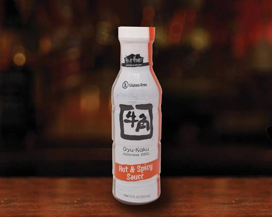 Order Hot & Spicy Sauce Bottle (12 oz) food online from Gyu-Kaku Japanese Bbq store, Orlando on bringmethat.com