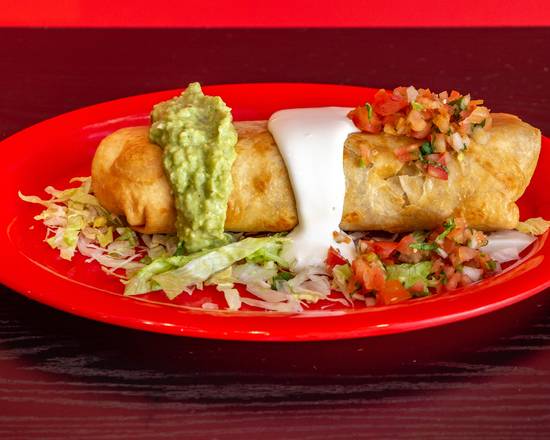 Order Chimichanga Burrito food online from Taqueria Extra store, Walnut Creek on bringmethat.com