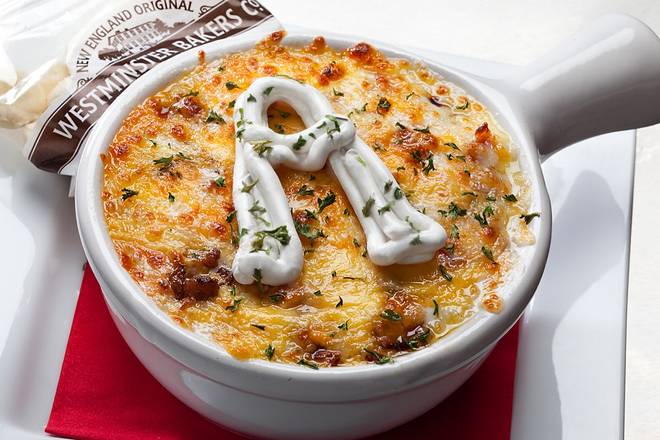 Order Baked Potato Soup food online from Arooga's Route 11 store, Mechanicsburg on bringmethat.com
