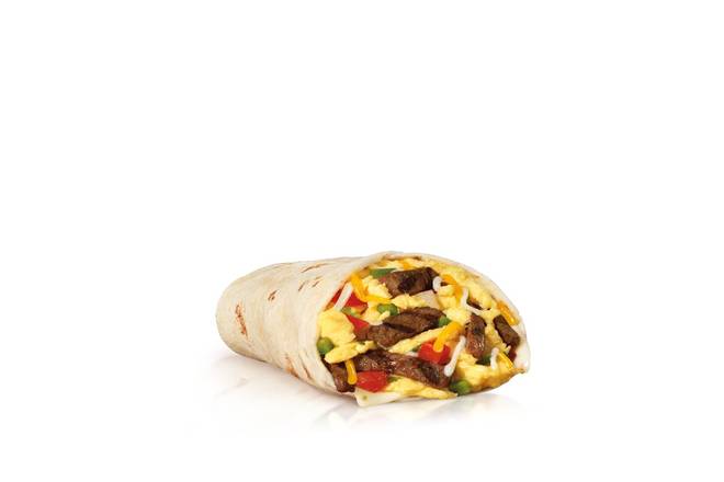 Order Steak and Egg Burrito food online from Carl's Jr. store, Highland on bringmethat.com