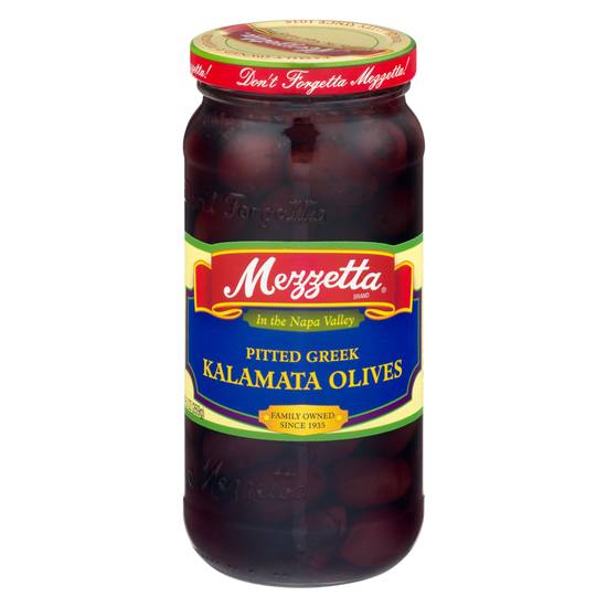 Order Mezzetta Greek Calamata Olives 9.5oz food online from Everyday Needs by Gopuff store, Stockton on bringmethat.com