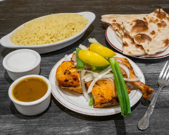 Order Tandoori Chicken food online from Darbar Indian Cuisine store, Palo Alto on bringmethat.com