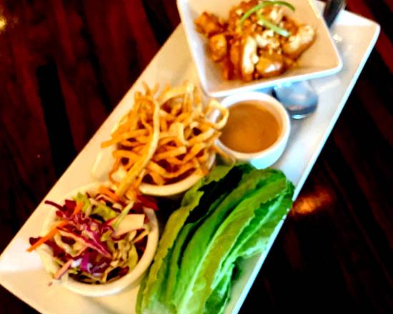 Order Lettuce Wraps-Chicken food online from Satellite...Eat. Drink. Orbit. store, Austin on bringmethat.com