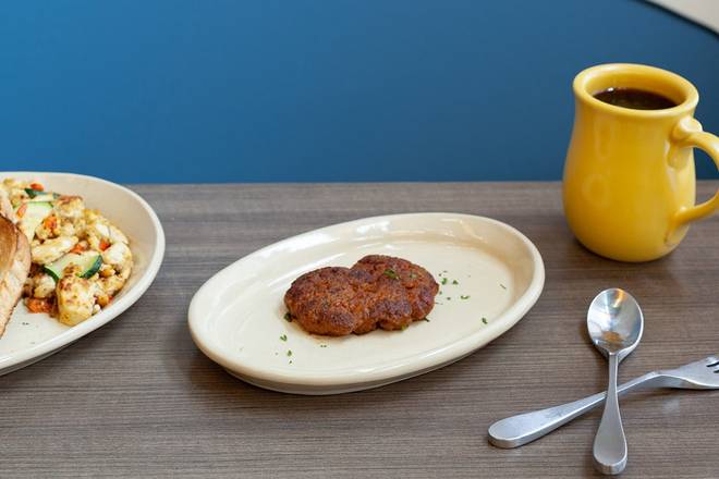 Order Polidori Chorizo food online from Snooze Am Eatery store, San Diego on bringmethat.com