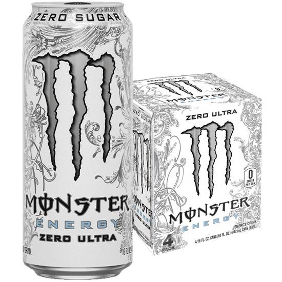 Order Monster Zero Ultra 4 Pack 16oz food online from Casey's General Store store, Kearney on bringmethat.com