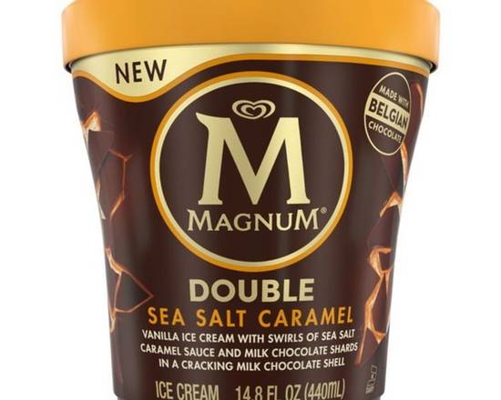 Order Magnum Double Sea Salt Caramel Pint food online from Fresko Market store, Miami on bringmethat.com