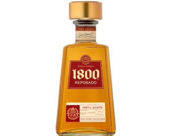Order 1800 Reposado 750 ml (40% ABV) food online from Silver Liquor Market store, Los Angeles on bringmethat.com
