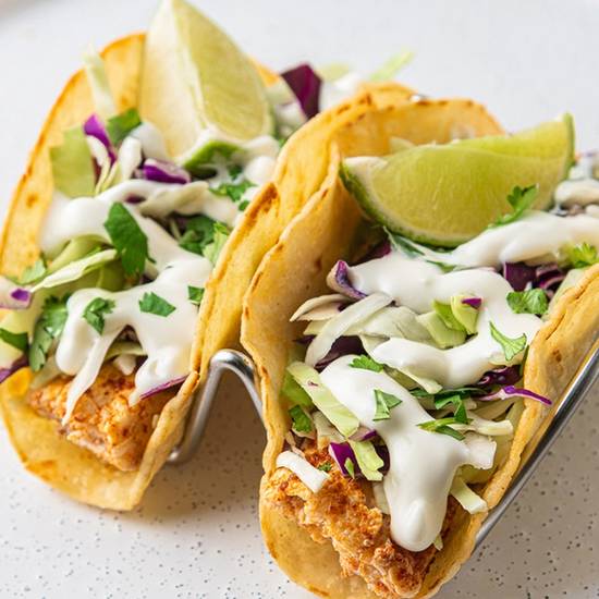 Order Baja Fish Taco food online from Hurricane Grill & Wings store, Winter Haven on bringmethat.com