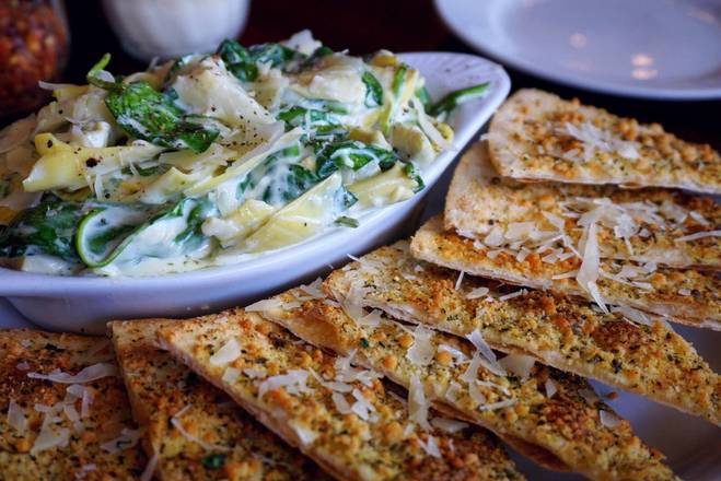 Order Artichoke Spinach Dip food online from Streets Of New York -1959 S Signal Butte Rd store, MESA on bringmethat.com