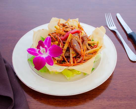 Order Crispy Duck Salad food online from Thai Essence Restaurant store, Nutley on bringmethat.com