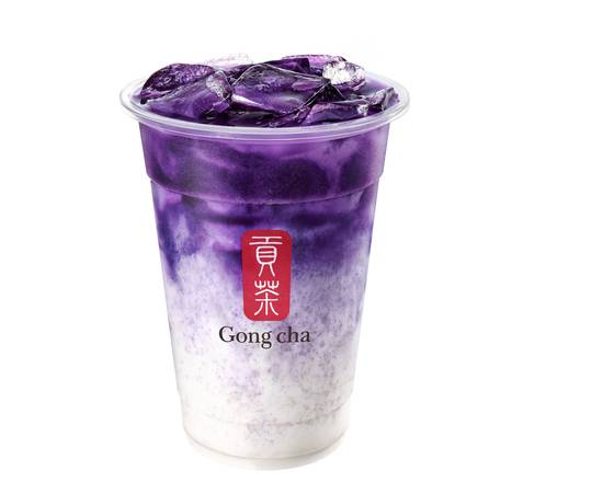 Order Purple Sweet Potato Black Tea Latte food online from Poki Dc & Gong Cha store, Providence on bringmethat.com