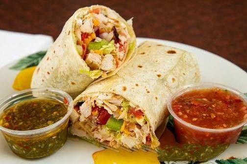 Order Chicken Fajita Wrap food online from Chick n Chop store, Pembroke Pines on bringmethat.com