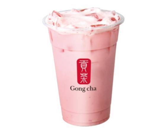 Order Strawberry Milk Tea food online from Gong Cha store, Sacramento on bringmethat.com