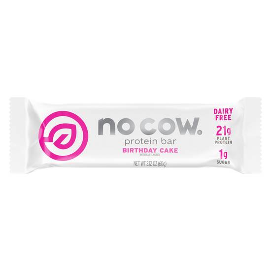 Order No Cow Birthday Cake Protein Bar 2.12oz food online from Everyday Needs by Gopuff store, St. Petersburg on bringmethat.com