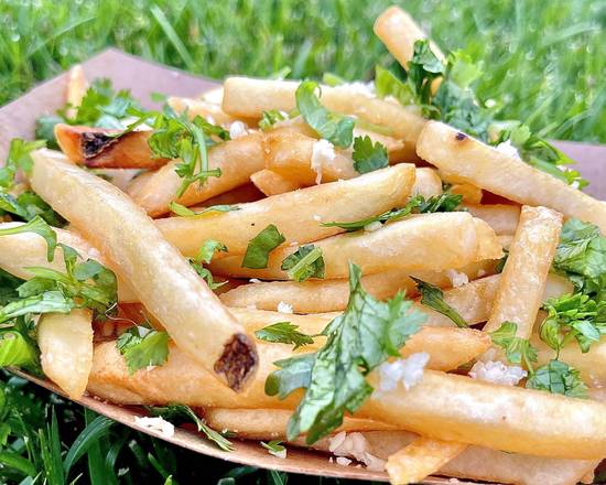 Order Large Garlic Herb Fries food online from Atlas Monroe store, San Diego on bringmethat.com