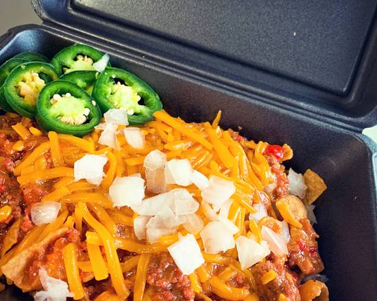 Order Yum Yum Frito Pie food online from Carabao Express store, Austin on bringmethat.com