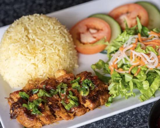 Order Cơm Thịt Gà Nướng Xã food online from Quan Mii Fountain Valley store, Fountain Valley on bringmethat.com
