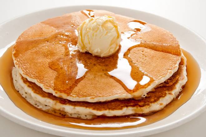Order Short Stack Pancakes (2) food online from The Broken Yolk Cafe  store, San Diego on bringmethat.com