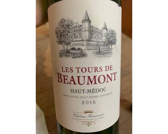 Order Les Tours De Beaumont - Haut Medoc food online from Santa Monica Liquor store, Santa Monica on bringmethat.com