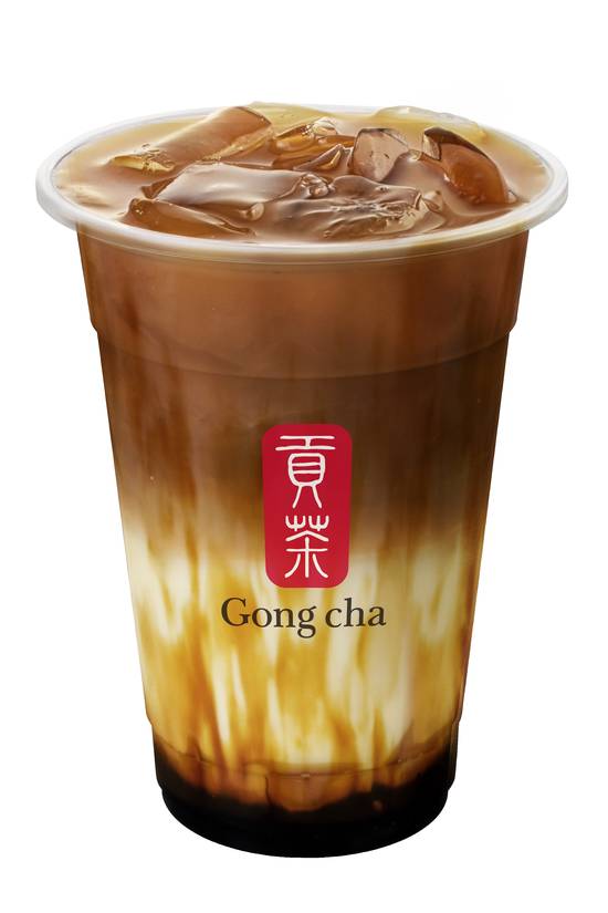 Order Dirty Brown Sugar Oolong Tea Latte food online from Poki Dc & Gong Cha store, Providence on bringmethat.com