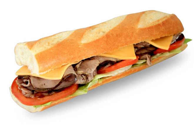 Order #25 Roasted Beef Cheese Baguette food online from Lee's Sandwiches store, Alhambra on bringmethat.com